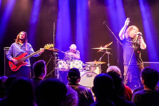 Purpendicular with drummer Ian Paice, singer and band founder Robby Thomas Walsh, bassist Nick Fyfe Rüsselsheim 12 02 2026 Concert by Purpendicular with drumming legend Ian Paice from Deep Purple