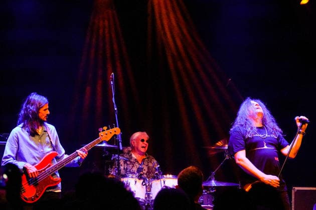 Purpendicular with drummer Ian Paice, singer and band founder Robby Thomas Walsh, bassist Nick Fyfe Rüsselsheim 12 02 2026 Concert by Purpendicular with drumming legend Ian Paice from Deep Purple