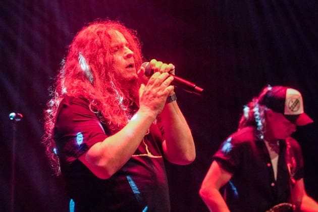Purpendicular with singer and band founder Robby Thomas Walsh, Rüsselsheim 12 02 2026 Purpendicular concert with drumming legend Ian Paice from Deep Purple