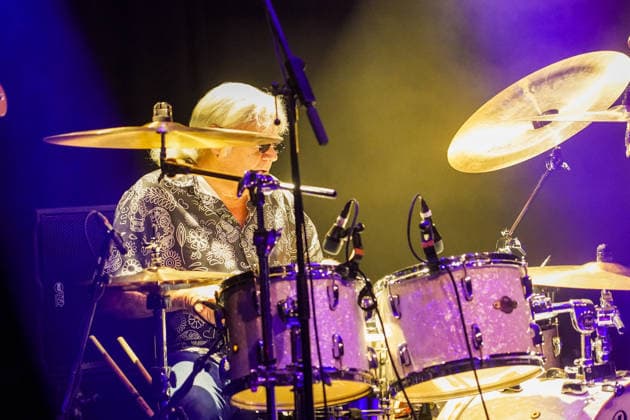 Purpendicular with drummer Ian Paice founding member Deep Purple Rüsselsheim 12 02 2026 Concert by Purpendicular with drumming legend Ian Paice from Deep Purple