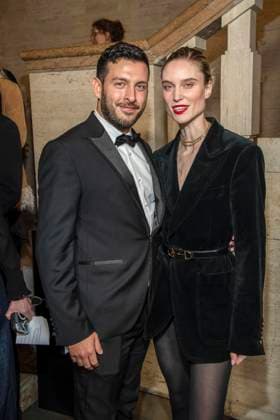 Kim Hnizdo and her husband as guests at the Berlin Opening Night by UFA FUNKE and Gala as part of the Berlinale at the 76th Berlin International Film Festival at Hotel SO Das Stue on Thursday, February 12, 2026 in Berlin Berlin Germany
