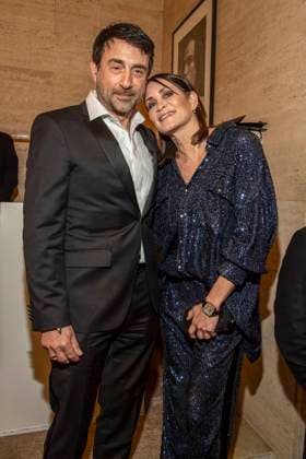 Oliver Haas and Anja Kling couple as guests at the Berlin Opening Night by UFA FUNKE and Gala as part of the Berlinale at the 76th Berlin International Film Festival at Hotel SO Das Stue on Thursday, February 12, 2026 in Berlin Berlin Germany