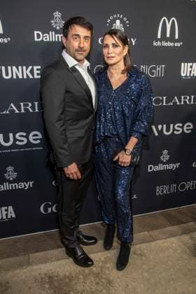 Oliver Haas and Anja Kling couple as guests at the Berlin Opening Night by UFA FUNKE and Gala as part of the Berlinale at the 76th Berlin International Film Festival at Hotel SO Das Stue on Thursday, February 12, 2026 in Berlin Berlin Germany