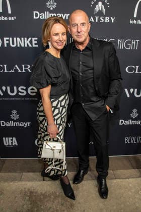 Julia Becker and Heino Ferch as guests at the Berlin Opening Night by UFA FUNKE and Gala as part of the Berlinale at the 76th Berlin International Film Festival at Hotel SO Das Stue on Thursday, February 12, 2026 in Berlin Berlin Germany