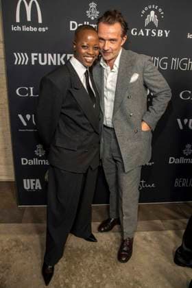 Florence Kasumba and Lucas Gregorowicz as guests at the Berlin Opening Night by UFA FUNKE and Gala as part of the Berlinale at the 76th Berlin International Film Festival at Hotel SO Das Stue on Thursday, February 12, 2026 in Berlin Berlin Germany