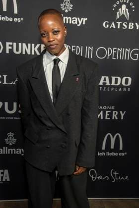 Florence Kasumba as guest at the Berlin Opening Night by UFA FUNKE and Gala as part of the Berlinale at the 76th Berlin International Film Festival at Hotel SO Das Stue on Thursday, February 12, 2026 in Berlin Berlin Germany