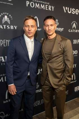 Tom Wlaschiha and Vladimir Burlakov as guests at the Berlin Opening Night by UFA FUNKE and Gala as part of the Berlinale at the 76th Berlin International Film Festival at Hotel SO Das Stue on Thursday, February 12, 2026 in Berlin Berlin Germany