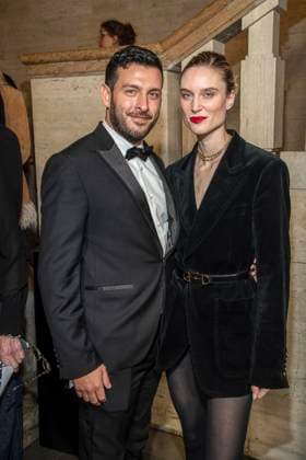 Kim Hnizdo and her husband as guests at the Berlin Opening Night by UFA FUNKE and Gala as part of the Berlinale at the 76th Berlin International Film Festival at Hotel SO Das Stue on Thursday, February 12, 2026 in Berlin Berlin Germany
