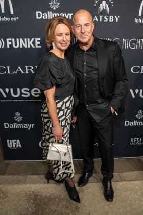 Julia Becker and Heino Ferch as guests at the Berlin Opening Night by UFA FUNKE and Gala as part of the Berlinale at the 76th Berlin International Film Festival at Hotel SO Das Stue on Thursday, February 12, 2026 in Berlin Berlin Germany