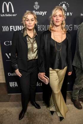 Gesine Cukrowski and Anna Schudt as guests at the Berlin Opening Night by UFA FUNKE and Gala as part of the Berlinale at the 76th Berlin International Film Festival at Hotel SO Das Stue on Thursday, February 12, 2026 in Berlin Berlin Germany