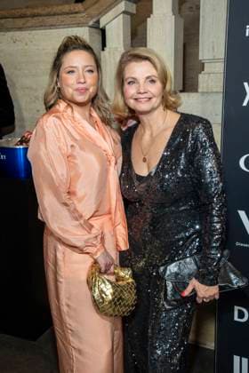 Caroline Frier and Annette Frier sisters as guests at the Berlin Opening Night by UFA FUNKE and Gala as part of the Berlinale at the 76th Berlin International Film Festival at Hotel SO Das Stue on Thursday, February 12, 2026 in Berlin Berlin Germany