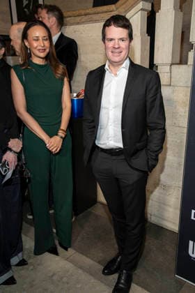 Sinta Weisz and Bjoern Boehning as guests at the Berlin Opening Night by UFA FUNKE and Gala as part of the Berlinale at the 76th Berlin International Film Festival at Hotel SO Das Stue on Thursday, February 12, 2026 in Berlin Berlin Germany