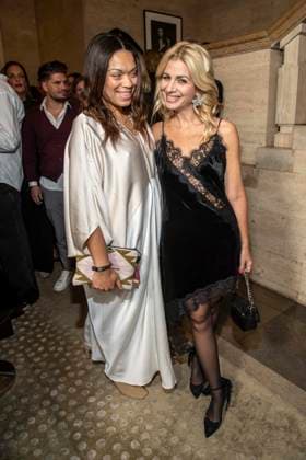 Rebecca Lina and Susan Sideropoulos as guests at the Berlin Opening Night by UFA FUNKE and Gala as part of the Berlinale at the 76th Berlin International Film Festival at Hotel SO Das Stue on Thursday, February 12, 2026 in Berlin Berlin Germany