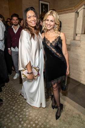 Rebecca Lina and Susan Sideropoulos as guests at the Berlin Opening Night by UFA FUNKE and Gala as part of the Berlinale at the 76th Berlin International Film Festival at Hotel SO Das Stue on Thursday, February 12, 2026 in Berlin Berlin Germany