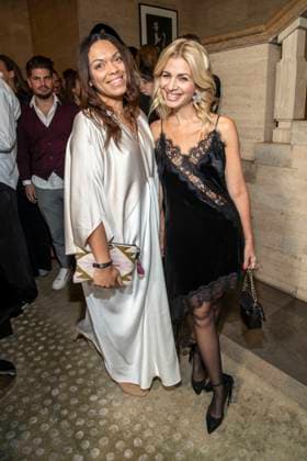 Rebecca Lina and Susan Sideropoulos as guests at the Berlin Opening Night by UFA FUNKE and Gala as part of the Berlinale at the 76th Berlin International Film Festival at Hotel SO Das Stue on Thursday, February 12, 2026 in Berlin Berlin Germany