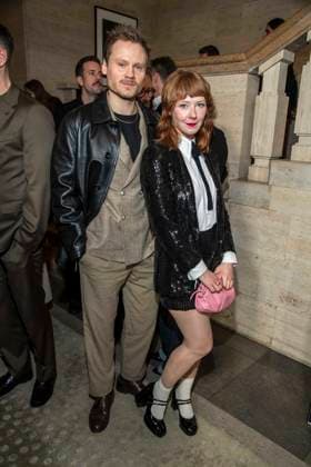Anton Spieker and Sarah Bauerett as guests at the Berlin Opening Night by UFA FUNKE and Gala as part of the Berlinale at the 76th Berlin International Film Festival at Hotel SO Das Stue on Thursday, February 12, 2026 in Berlin Berlin Germany