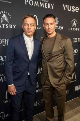 Tom Wlaschiha and Vladimir Burlakov as guests at the Berlin Opening Night by UFA FUNKE and Gala as part of the Berlinale at the 76th Berlin International Film Festival at Hotel SO Das Stue on Thursday, February 12, 2026 in Berlin Berlin Germany