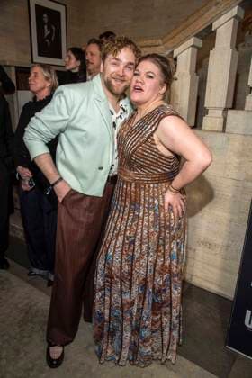 Knud Riepen and Gisa Flake as guests at the Berlin Opening Night by UFA FUNKE and Gala as part of the Berlinale at the 76th Berlin International Film Festival at Hotel SO Das Stue on Thursday, February 12, 2026 in Berlin Berlin Germany