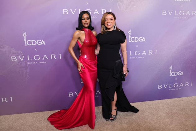 Arrivals for the 28th Costume Designers Guild Awards at The Ebell of Los Angeles Featuring: Teyana Taylor, Ruth E. Carter Where: Los Angeles, California, United States When: 12 Feb 2026 Credit: Faye s Vision Cover Images EDITORIAL USE ONLY. NOT FOR USE BY NEWSPAPERS BASED IN THE UK. Copyright: xx coverimg55462057