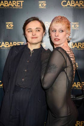 Hannah Bristow (L) and Kitty Joseph arrive at the gala performance of Cabaret the Musical at the Kit Kat Club, Playhouse Theatre, London, 12 February 2026. Hannah Bristow (L) and Kitty Joseph arrive at the gala performance of Cabaret the Musical at the Kit Kat Club, Playhouse Theatre, London, 12 February 2026., Credit:Tina Korhonen Avalon United Kingdom, London  Copyright: xTinaxKorhonenx xAvalonx 1074597444
