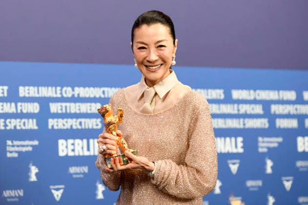 Michelle Yeoh at the press conference for the presentation of the Honorary Golden Bear for Lifetime Achievement at the Berlinale 2026 76 Berlin International Film Festival at the Hotel Grand Hyatt Berlin, 13 02 2025 Foto:xC.xNiehausx xFuturexImagex yeoh_6223