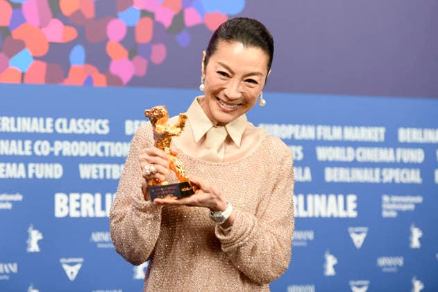 Michelle Yeoh at the press conference for the presentation of the Honorary Golden Bear for Lifetime Achievement at the Berlinale 2026 76 Berlin International Film Festival at the Hotel Grand Hyatt Berlin, 13 02 2025 Foto:xC.xNiehausx xFuturexImagex yeoh_6224