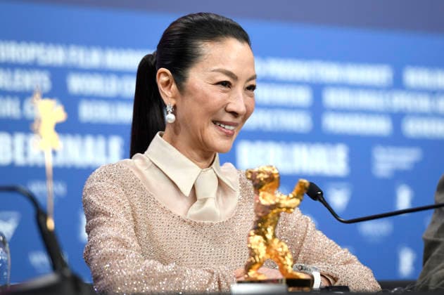 Michelle Yeoh at the press conference for the presentation of the Honorary Golden Bear for Lifetime Achievement at the Berlinale 2026 76 Berlin International Film Festival at the Hotel Grand Hyatt Berlin, 13 02 2025 Foto:xC.xNiehausx xFuturexImagex yeoh_6229