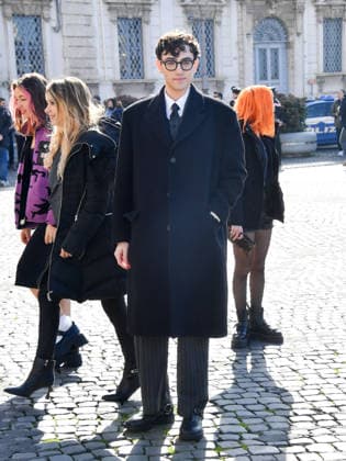 Rome, the delegation of the 76th Sanremo Festival arrives at the Quirinale to meet the President of the Republic. In the photo: Michele Bravi  Copyright: xVincenzoxLandix xipa-agency.netx xVincenzoxLandix IPA_Agency_IPA71421195