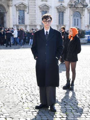 Rome, the delegation of the 76th Sanremo Festival arrives at the Quirinale to meet the President of the Republic. In the photo: Michele Bravi  Copyright: xVincenzoxLandix xipa-agency.netx xVincenzoxLandix IPA_Agency_IPA71421205