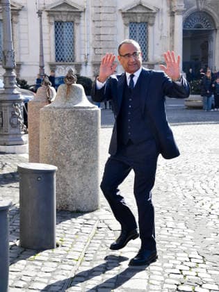 Rome, the delegation of the 76th Sanremo Festival arrives at the Quirinale to meet the President of the Republic. In the photo: the artistic director Carlo Conti.  Copyright: xVincenzoxLandix xipa-agency.netx xVincenzoxLandix IPA_Agency_IPA71421160