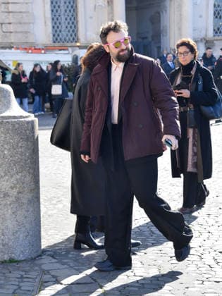 Rome, the delegation of the 76th Sanremo Festival arrives at the Quirinale to meet the President of the Republic. In the photo: Dargen D Amico  Copyright: xVincenzoxLandix xipa-agency.netx xVincenzoxLandix IPA_Agency_IPA71421755
