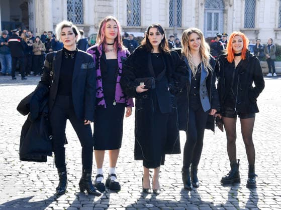 Rome, the delegation of the 76th Sanremo Festival arrives at the Quirinale to meet the President of the Republic. In the photo: Rag Dolls (Morgana Blue, Dani Piccirillo, Martina Cleo Ungarelli, Caterina Dolci Kaj , Federica Rossi Xina )  Copyright: xVincenzoxLandix xipa-agency.netx xVincenzoxLandix IPA_Agency_IPA71421759