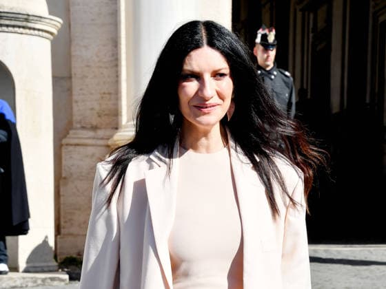 Rome, the delegation of the 76th Sanremo Festival arrives at the Quirinale to meet the President of the Republic. In the photo: Laura Pausini  Copyright: xVincenzoxLandix xipa-agency.netx xVincenzoxLandix IPA_Agency_IPA71425810
