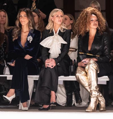 NY: Pamella Roland Fashion Show Fall 2026 Erin Lichy, Nicky Hilton Rothschild, and Jillian Hervey attend runway for Pamella Roland Fall 2026 show during FW26 Fashion Week at New York Public Library in New York, NY on February 12, 2026. New York New York United States Copyright: LevxRadin