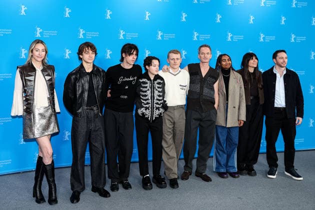 Berlin Berlinale, 76 Berlin International Film Festival 2026 Photo Call Sunny Dancer v Links left , Este Haim Music , Conrad Khan, Earl Cave, Bella Ramsey, George Jaques, Neil Patrick Harris, Jasmine Elcock, Ken Petrie Producer Producer Berlinale, 76 Berlin International Film Festival 2026, 13 02 2026 Press Photo Roger Buerke Copyright: xEibner-Pressefoto RogerxBuerkex EP_RBE