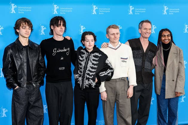 Berlin Berlinale, 76 Berlin International Film Festival 2026 Photo Call Sunny Dancer v left left , Conrad Khan, Earl Cave, Bella Ramsey, George Jaques, Neil Patrick Harris, Jasmine Elcock Berlinale, 76 Berlin International Film Festival 2026, 13 02 2026 Press Photo Roger Buerke Copyright: xEibner-Pressefoto RogerxBuerkex EP_RBE