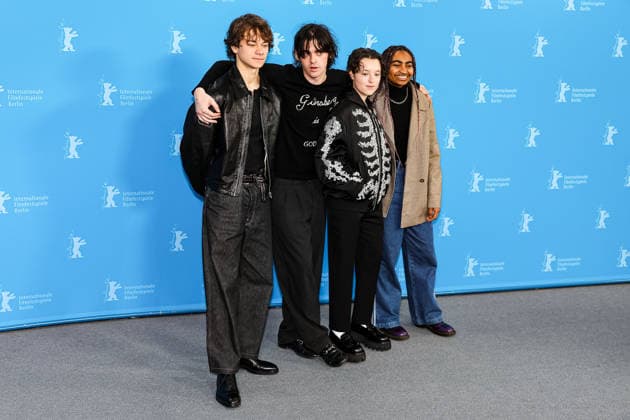Berlin Berlinale, 76 Berlin International Film Festival 2026 Photo Call Sunny Dancer v left left , Conrad Khan, Earl Cave, Bella Ramsey, Jasmine Elcock Berlinale, 76 Berlin International Film Festival 2026, 13 02 2026 Press Photo Roger Buerke Copyright: xEibner-Pressefoto RogerxBuerkex EP_RBE
