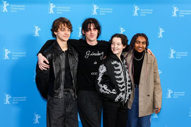 Berlin Berlinale, 76 Berlin International Film Festival 2026 Photo Call Sunny Dancer v left left , Conrad Khan, Earl Cave, Bella Ramsey, Jasmine Elcock Berlinale, 76 Berlin International Film Festival 2026, 13 02 2026 Press Photo Roger Buerke Copyright: xEibner-Pressefoto RogerxBuerkex EP_RBE