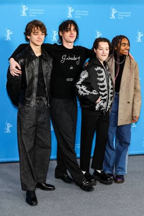 Berlin Berlinale, 76 Berlin International Film Festival 2026 Photo Call Sunny Dancer v left left , Conrad Khan, Earl Cave, Bella Ramsey, Jasmine Elcock Berlinale, 76 Berlin International Film Festival 2026, 13 02 2026 Press Photo Roger Buerke Copyright: xEibner-Pressefoto RogerxBuerkex EP_RBE