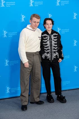Berlin Berlinale, 76 Berlin International Film Festival 2026 Photo Call Sunny Dancer v Links left , George Jaques Director, Screenwriter Director, Screenwriter , Bella Ramsey Berlinale, 76 Berlin International Film Festival 2026, 13 02 2026 Press Photo Roger Buerke Copyright: xEibner-Pressefoto RogerxBuerkex EP_RBE