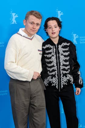 Berlin Berlinale, 76 Berlin International Film Festival 2026 Photo Call Sunny Dancer v Links left , George Jaques Director, Screenwriter Director, Screenwriter , Bella Ramsey Berlinale, 76 Berlin International Film Festival 2026, 13 02 2026 Press Photo Roger Buerke Copyright: xEibner-Pressefoto RogerxBuerkex EP_RBE