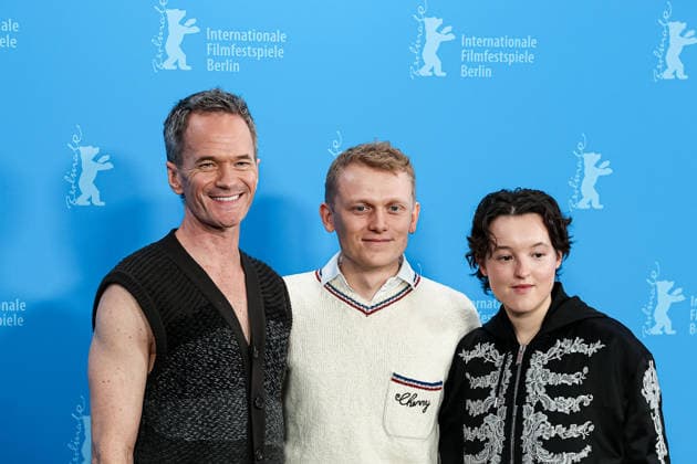 Berlin Berlinale, 76 Berlin International Film Festival 2026 Photo Call Sunny Dancer v Links left , Neil Patrick Harris Actor Actor ,George Jaques Director, Screenwriter Director, Screenwriter , Bella Ramsey Actor Actor Berlinale, 76 Berlin International Film Festival 2026, 13 02 2026 Press Photo Roger Buerke Copyright: xEibner-Pressefoto RogerxBuerkex EP_RBE