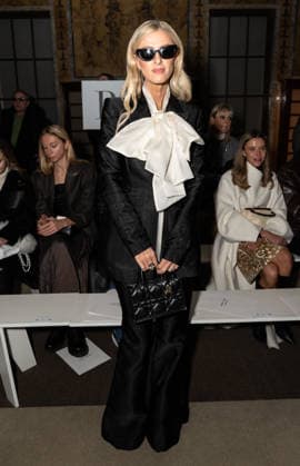 NY: Pamella Roland Fashion Show Fall 2026 Nicky Hilton Rothschild attends runway for Pamella Roland Fall 2026 show during FW26 Fashion Week at New York Public Library in New York, NY on February 12, 2026. New York New York United States Copyright: LevxRadin