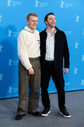 Berlin Berlinale, 76 Berlin International Film Festival 2026 Photo Call Sunny Dancer v Links George Jaques Director, Screenwriter Director, Screenwriter , Ken Petrie Producer Producer Berlinale, 76 Berlin International Film Festival 2026, 13 02 2026 Press Photo Roger Buerke Copyright: xEibner-Pressefoto RogerxBuerkex EP_RBE
