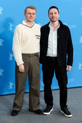 Berlin Berlinale, 76 Berlin International Film Festival 2026 Photo Call Sunny Dancer v Links George Jaques Director, Screenwriter Director, Screenwriter , Ken Petrie Producer Producer Berlinale, 76 Berlin International Film Festival 2026, 13 02 2026 Press Photo Roger Buerke Copyright: xEibner-Pressefoto RogerxBuerkex EP_RBE