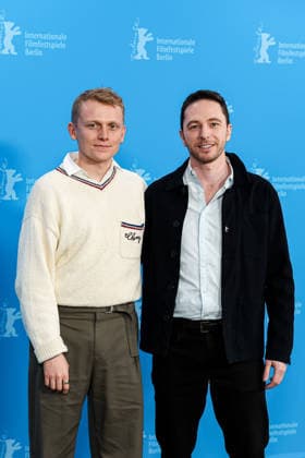Berlin Berlinale, 76 Berlin International Film Festival 2026 Photo Call Sunny Dancer v Links George Jaques Director, Screenwriter Director, Screenwriter , Ken Petrie Producer Producer Berlinale, 76 Berlin International Film Festival 2026, 13 02 2026 Press Photo Roger Buerke Copyright: xEibner-Pressefoto RogerxBuerkex EP_RBE