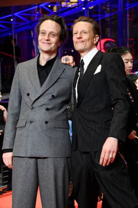 August Diehl and Alexander Scheer at the festival opening with the premiere of the feature film No Good Men at the Berlinale 2026 76 Berlin International Film Festival in the Berlinale Palast Berlin, 12 02 2026 Foto:xN.xKubelkax xFuturexImagex opening_7137