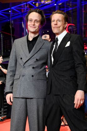 August Diehl and Alexander Scheer at the festival opening with the premiere of the feature film No Good Men at the Berlinale 2026 76 Berlin International Film Festival in the Berlinale Palast Berlin, 12 02 2026 Foto:xN.xKubelkax xFuturexImagex opening_7138