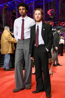 Langston Uibel and Louis Hofmann at the festival opening with the premiere of the feature film No Good Men at the Berlinale 2026 76 Berlin International Film Festival in the Berlinale Palast Berlin, 12 02 2026 Foto:xN.xKubelkax xFuturexImagex opening_7145
