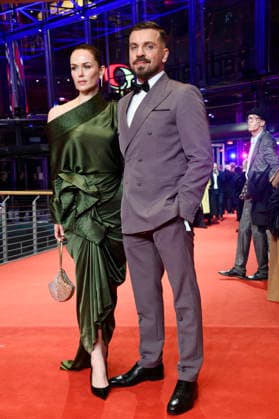 Melika Foroutan and Edin Hasanovic at the festival opening with the premiere of the feature film No Good Men at the Berlinale 2026 76 Berlin International Film Festival in the Berlinale Palast Berlin, 12 02 2026 Foto:xN.xKubelkax xFuturexImagex opening_7147